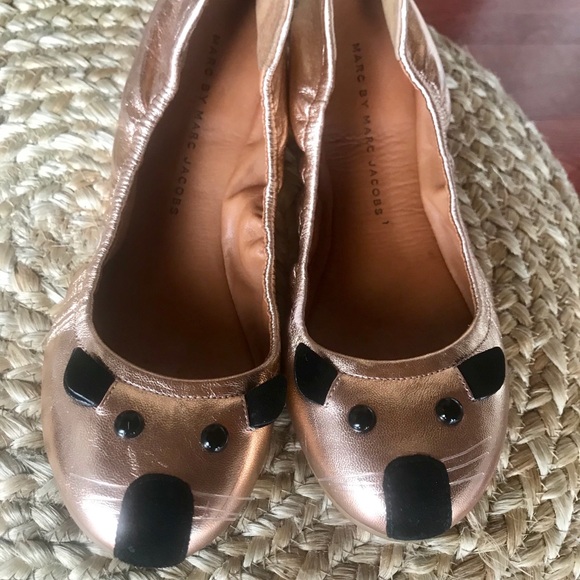 Marc By Marc Jacobs Shoes - THE MARC JACOBS MOUSE FLATS! Sz 36 rose gold